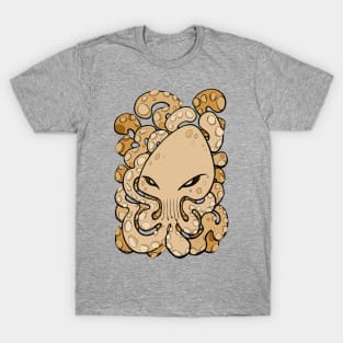 Octopus Squid Kraken Cthulhu Sea Creature - Warm Sands T-Shirt
